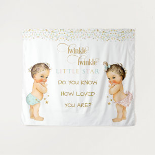 Tenture Scintille Petite Étoile Bébé Vintage Unisexe