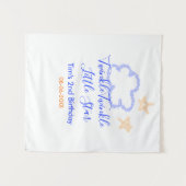 Tenture Scintille scintille petite étoile anniversaire vio (Devant (Horizontal))