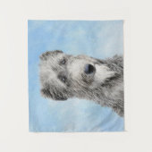 Tenture Scottish Deerhound Paining - Original Dog Art (Devant)