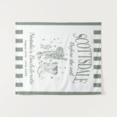 Tenture Scottsdale Bache Party personnalisé avant le voile (Devant (Horizontal))