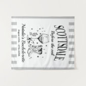 Tenture Scottsdale Bache Party personnalisé avant le voile (Devant (Horizontal))