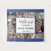 Tenture Script de bienvenue pour la fête de mariage en col (Devant (Horizontal))