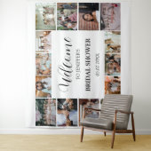 Tenture Script de bienvenue pour la fête de mariage minima (En situation)