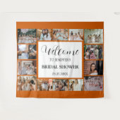 Tenture Script de bienvenue pour la fête prénuptiale Colla (Devant (Horizontal))