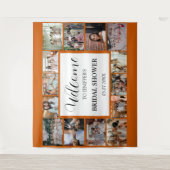 Tenture Script de bienvenue pour la fête prénuptiale Colla (Devant)