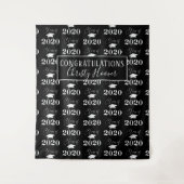 Tenture Script de remise de diplôme POUR LA PROMO 2020 Pho (Devant)