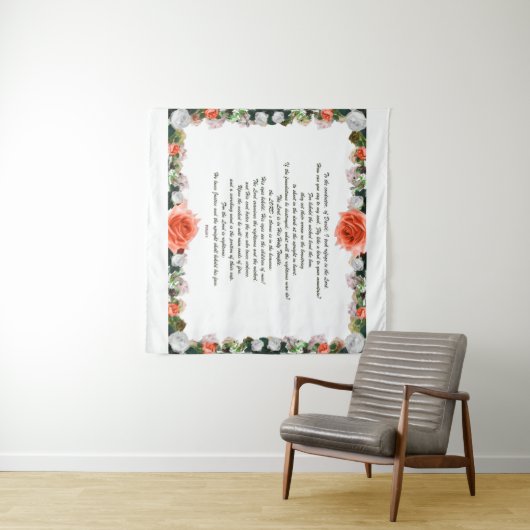 Tenture Scripture, Psaume 11, Botanic (En situation (horizontale))