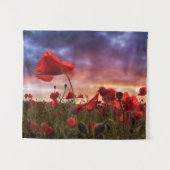 Tenture Se rappeler le champ de | des pavots (Devant (Horizontal))