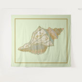 Tenture Sea Shell - Ocean Beach Shells (Devant (Horizontal))