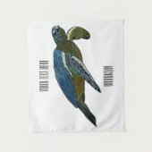 Tenture Sea turtle cartoon (Devant)