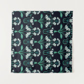 Tenture seamless abstract art nouveau floral pattern (Devant (Horizontal))