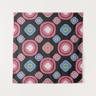 Tenture Seamless abstract pattern with the image of oval g
