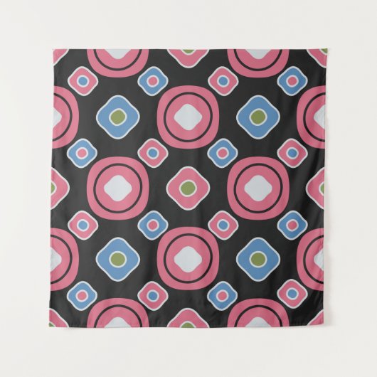 Tenture Seamless abstract pattern with the image of oval g (Devant)