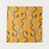 Tenture Seamless background of creeping decorative snakes (Devant)