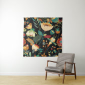 Tenture Seamless floral textile pattern. Floral fantasy wi (En situation)