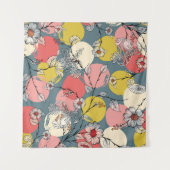 Tenture Seamless flower pattern on backgroundfloral, patte (Devant (Horizontal))