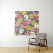 Tenture Seamless flower pattern on backgroundfloral, patte (En situation (horizontale))
