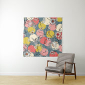 Tenture Seamless flower pattern on backgroundfloral, patte (En situation)