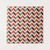 Tenture Seamless geometric pattern with zigzags background (Devant)