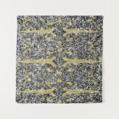 Tenture seamless grunge Cambodian floral patternethnic,ab (Devant (Horizontal))