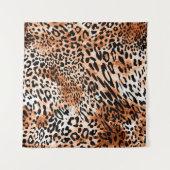 Tenture Seamless leopard pattern, african animal print (Devant (Horizontal))