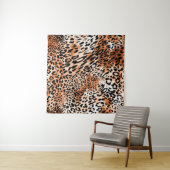 Tenture Seamless leopard pattern, african animal print (En situation)
