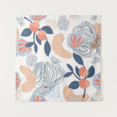 Tenture Seamless nature pattern. Abstract shapes, fruits a (Devant (Horizontal))
