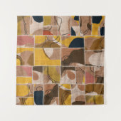 Tenture Seamless patchwork collage mix quilt pattern print (Devant)