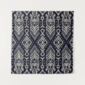 Tenture Seamless pattern with embroidery. Ikat Fabric. Eth (Devant)