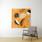 Tenture seamless pattern with leaves. Autumn collection. F (En situation (horizontale))