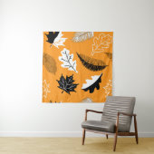 Tenture seamless pattern with leaves. Autumn collection. F (En situation)