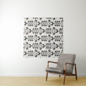 Tenture seamless retro pattern with abstract flowers and l (En situation (horizontale))