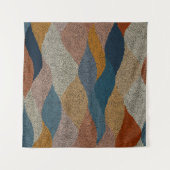 Tenture Seamless wavy pattern. Complicated hand-drawn orna (Devant (Horizontal))