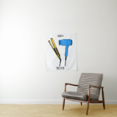 Tenture Sèche-cheveux & lisseuse-cheveux illustration (En situation)