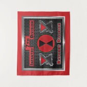 Tenture Seconde 7e division d'infanterie "Bayonet Division (Devant)