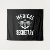 Tenture Secrétaire Médicale Titre du poste Cadeau (Devant (Horizontal))