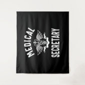 Tenture Secrétaire Médicale Titre du poste Cadeau (Devant)