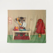 Tenture secrétaire tabby kitten (Devant (Horizontal))