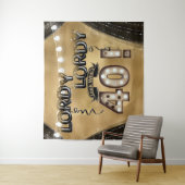 Tenture Seigneur Seigneur Regardez Qui a 40 ans Ballons An (En situation)