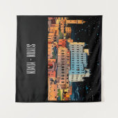 Tenture Seiyun City - Yemen (Devant (Horizontal))