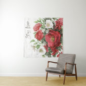 Tenture Séjournez au chaud - Fleurs de vacances (En situation)