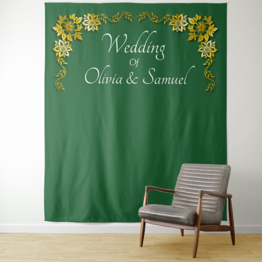 Tenture Selfie or Photo-Booth Backdrop Fabric Wall-hanging (En situation)
