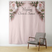Tenture Selfie or Photo-Booth Backdrop Fabric Wall-hanging (En situation)