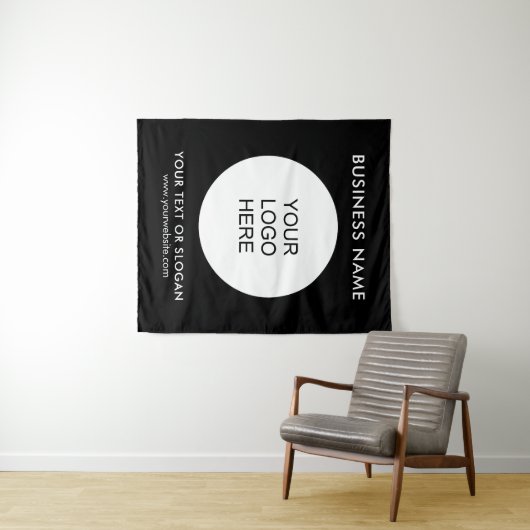 Tenture Séminaire client Modèle de la partie Noir (En situation (horizontale))