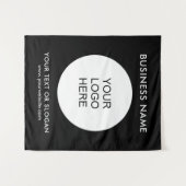 Tenture Séminaire client Modèle de la partie Noir (Devant (Horizontal))