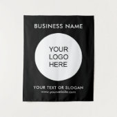 Tenture Séminaire client Modèle de la partie Noir (Devant)