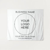 Tenture Séminaire de fêtes Contexte Logo d'entreprise Gran (Devant (Horizontal))