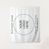 Tenture Séminaire de fêtes Contexte Logo d'entreprise Gran (Devant)