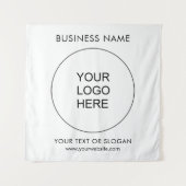 Tenture Séminaire de fêtes Modèle Carré personnalisable (Devant)