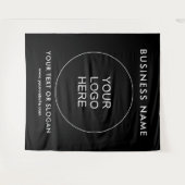 Tenture Séminaire de l'événement Groupe Logo Noir Arrière- (Devant (Horizontal))